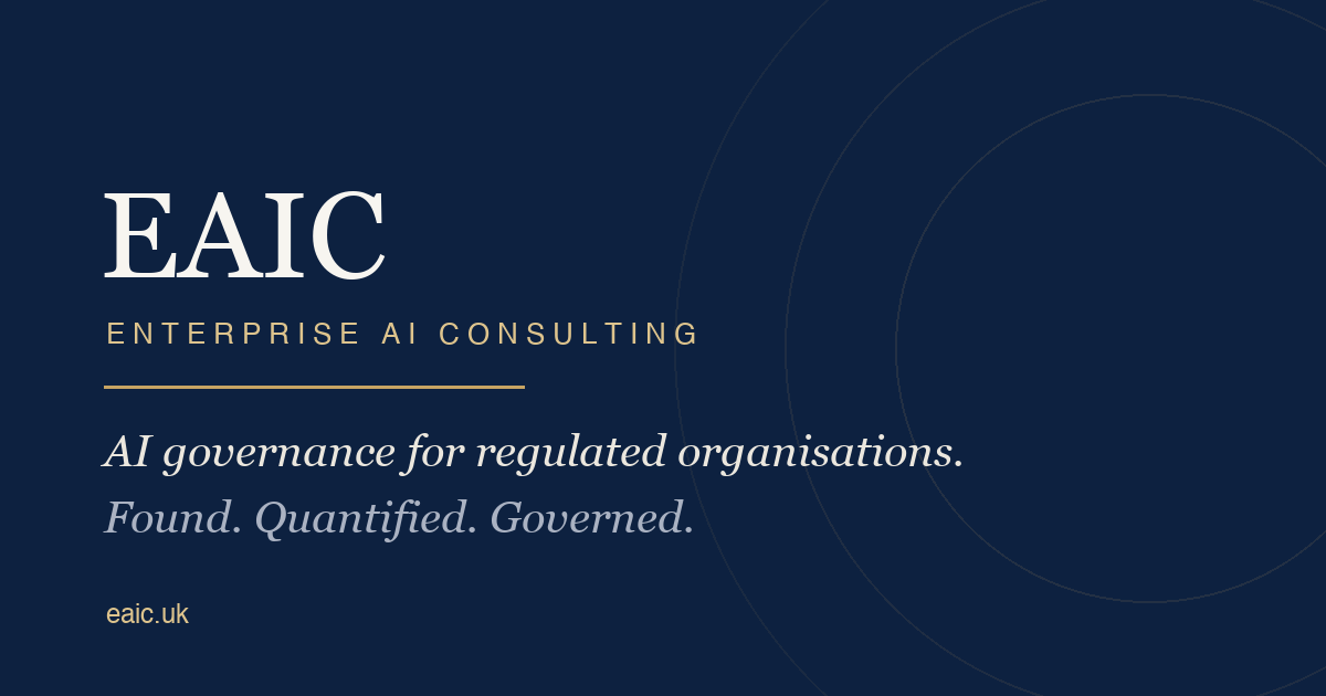 Eaic EAIC — Frontier AI, Safe to Explore · Discovery, Delivery & Research